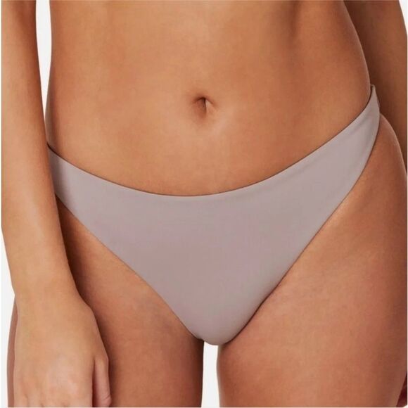 Andie Swim The Cheeky Bikini Bottom Stone Grey Gray Women's Size XS NEW NWT - Picture 1 of 3